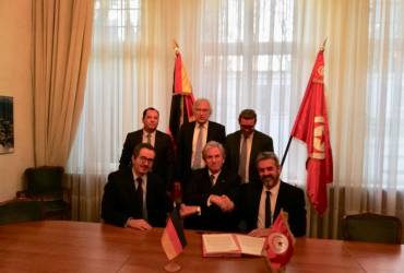 Signature de convention de partenariat entre Le GITAS, LR BW et La FIPA, à Berlin